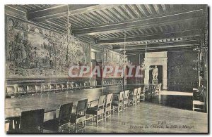 CARTE Old Pau Interior Postal Cateau the room Eating