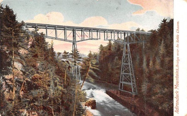 Bridge over Au Sable Chasm Adirondack Mountains, New York