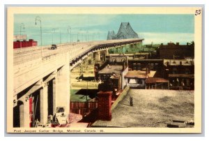 Montreal Canada Jacques Cartier Bridge Postcard