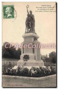 Old Postcard Gisors Monument Elevate To the memory of children