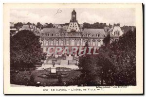 Old Postcard Le Havre City hotel