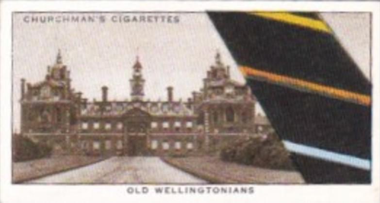 Church Vintage Cigarette Card Well Known Ties No 36 Old Wellingtonians