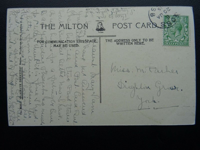 Cornwall PENZANCE Letter Multiview Old Postcard by Woolstone Bros Milton Series