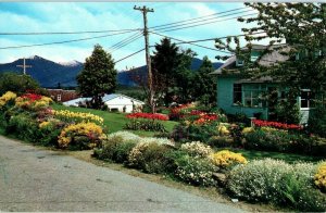One of Prince Rupert's Many Beautiful Gardens Postcard Canada BC
