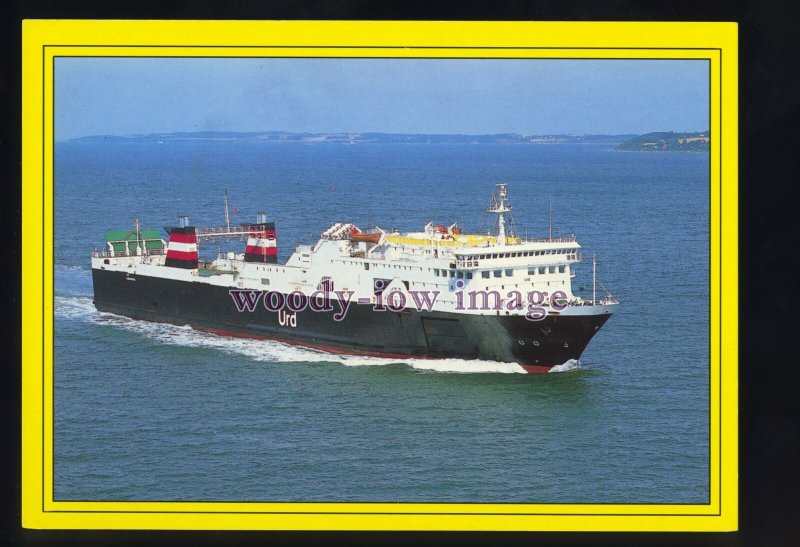 FE3549 - Danish Ferry - Urd , built 1981 ex Easy Rider - postcard