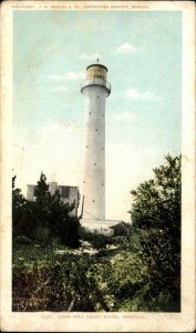 Bermuda Gibbs Hill Light House Lighthouse Detroit Pub c1910 Vintage Postcard