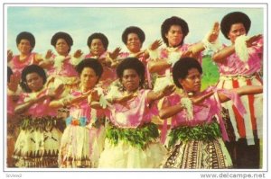 Mekes, Women dancers, Fiji, 1940-60s