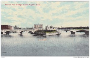 Second Avenue, Bridge, Cedar Rapids, Iowa, 1900-1910s