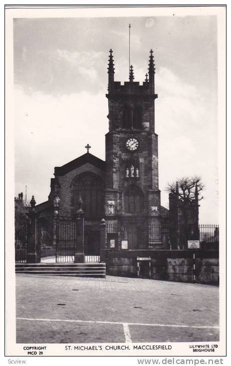 RP, St. Michael's Church, Macclesfield, Cheshire, England, UK, 1920-1940s