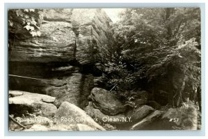 RPPC Rough Traveling at Rock City Park, Olean, New York Vintage Postcard P13 