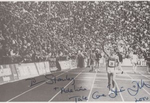 Steve Ovett Olympic Games Athletics 8x6 Hand Signed Autograph