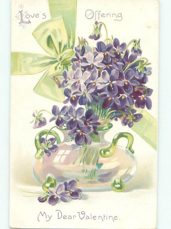 Divided-Back BEAUTIFUL FLOWERS SCENE Great Postcard AA3698