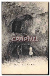 Old Postcard Vallorbe Cave Interior