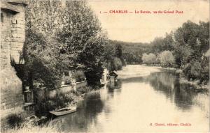 CPA CHABLIS - Le Sercin vu du Grand Pont (657252)