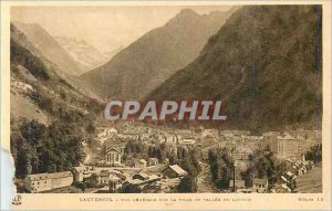 Old Postcard Cauterets Vue Generale on the City and Valley of Lutour