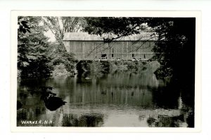 NH - Warner.   Covered Bridge    RPPC