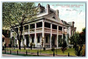 1907 Brigham Young's Beehive House Salt Lake City Utah UT Antique Postcard