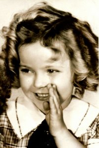1930's Shirley Temple In Bright Eyes Postcard P152