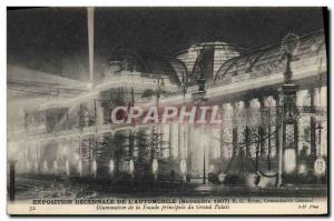 Old Postcard Automobile Exhibition decennale of & # 39automobile November 190...