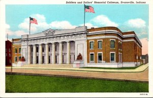 Indiana Evansville Soldiers and Sailors Memorial Coliseum Curteich