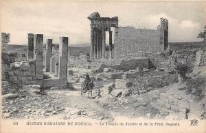 B91476 dougga le temple de jupiter et de la piete auguste chamel types tunisia