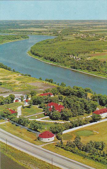 Canada Manitoba Winnipeg Aerial View Lower Fort Garry