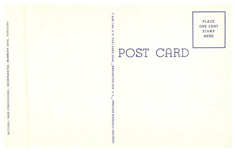 Kentucky   Snowball Dining Room in mammoth Cave