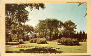 postcard Menominee Park, Oshkosh, Wisconsin