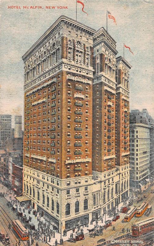 Hotel McAlpin, Manhattan, N.Y.C., N.Y., Early Postcard, Unused