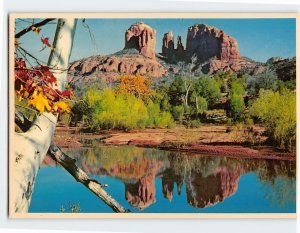 Postcard Beautiful Red Rock Crossing Oak Creek Arizona USA