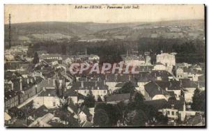 Old Postcard Panorama Bar sur Seine (South Coast)