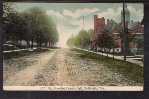 Fifth Street,Showing County Jail,Neillsville,WI