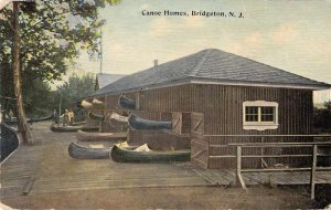 Bridgeton New Jersey Canoe Homes Vintage Postcard JJ649329