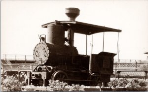 Oregon 'Pony' Steam Locomotive Train Cross & Dimmit RP Postcard H51 *as is
