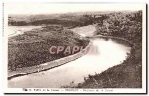 Old Postcard Turning Crozant Creuse