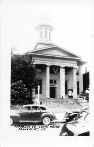 F85/ Frankfort Kentucky RPPC Postcard c1950s Franklin County Court House