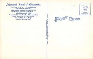 Greenville Virginia Englewood Motel Street View Antique Postcard K19543