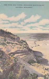 New Road And Tunnel Ascending Scotts Bluff National Monument Scottsbluff West...