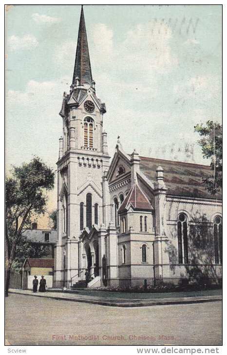 CHELSEA, Massachusetts; First Methodist Church, PU-1909