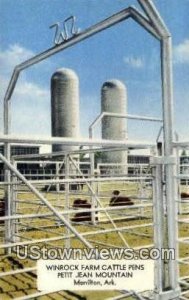 Winrock Farm Cattle Pens - Morrilton, Arkansas AR Postcard