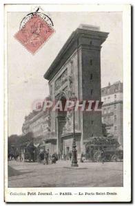 Paris - 10 - Porte Saint Denis - Collectable Diary - Old Postcard