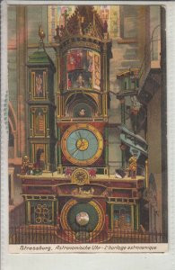 France Strasbourg astronomical clock mechanical postcard 