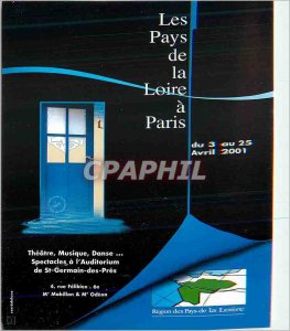 Postcard Modern Theater Dance Music Entertainment has Auditorium St Germain d...