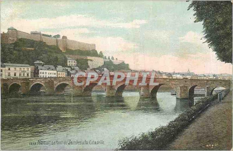 CPA Namur Le Pont de Jambes a la Citadelle 