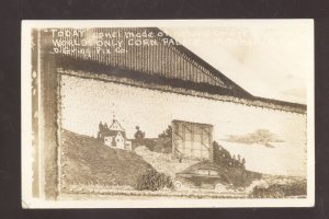 RPPC MITCHELL SOUTH DAKOTA CORN PALACE INTERIOR SCENE REAL PHOTO POSTCARD