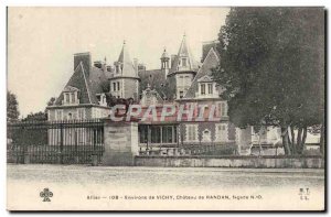 Old Postcard Vichy Allier Surroundings Of Chateau De Randan
