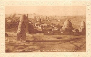 CAIRO EGYPT TOMS OF THE KHALIF'S POSTCARD (c. 1910)