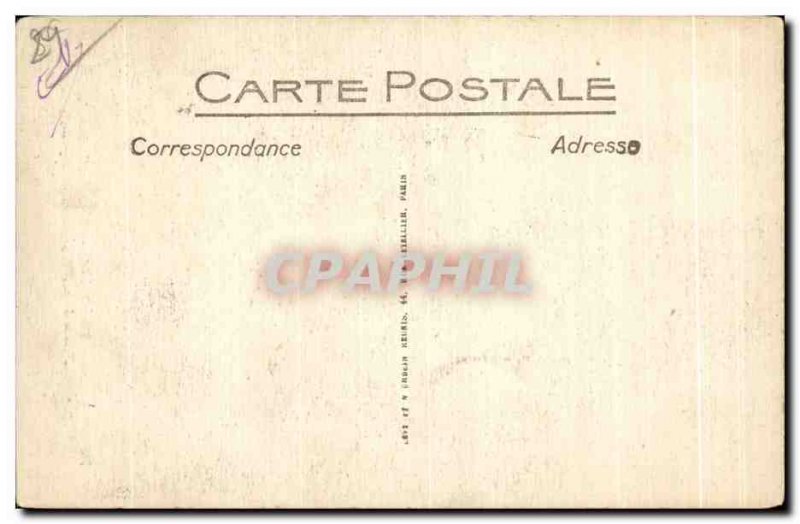 Old Postcard Finistere Primel Tregastel Point of Decapitation Needles