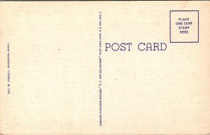 Linen Postcard Large Letter Greetings in Rochester, Minnesota