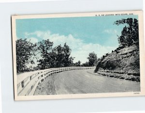 Postcard U. S. 64 Leading Into Ozarks, Arkansas